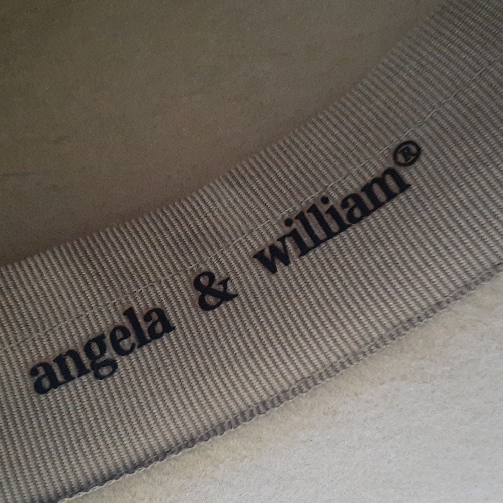 Angela & William Beige Australia Felt Wool Wide Brim Fedora Hat - Picture 5 of 10